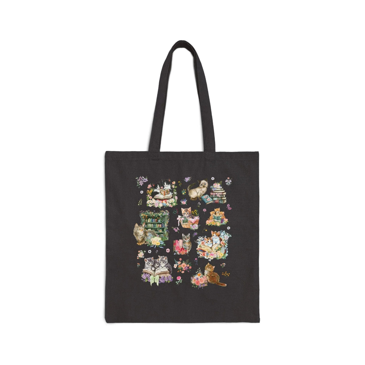 Book Lover Cat Tote Bag - BIG FRENCHIES