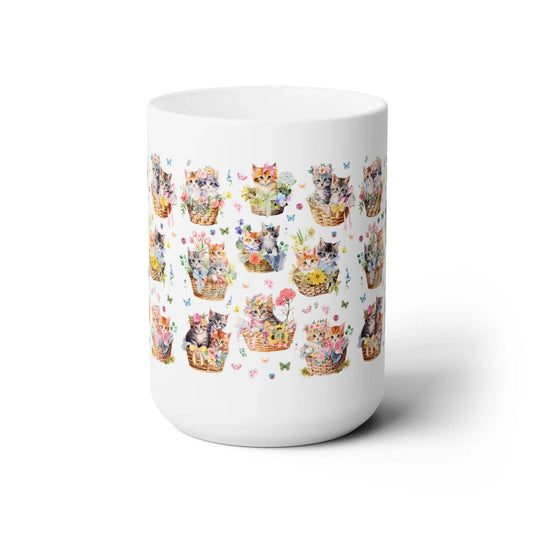 Cottagecore Kitten Coffee Mug - BIG FRENCHIES