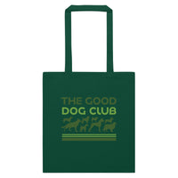 Sebastian & Clementine The Good Dog Club Cotton Tote Bag - Green