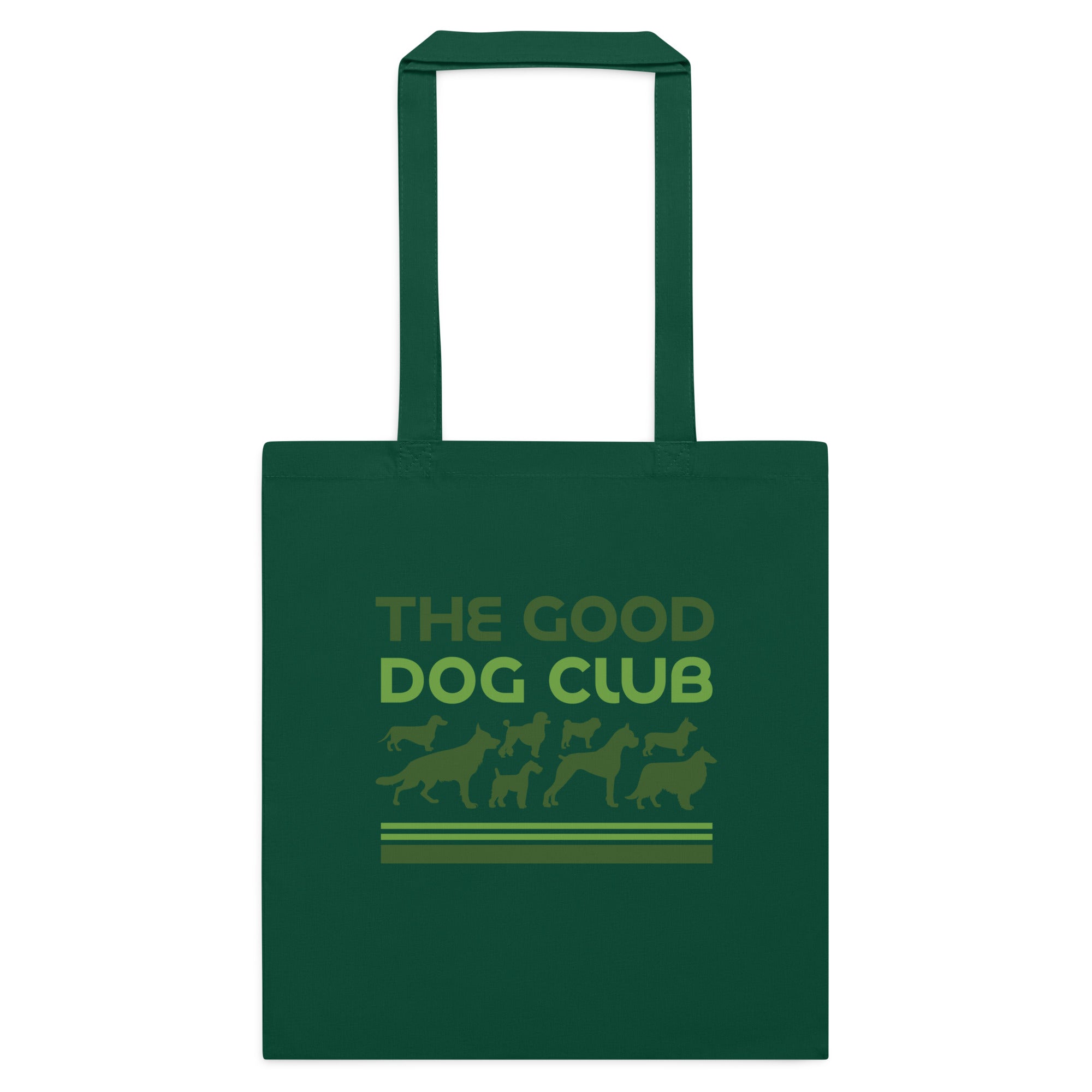 Sebastian & Clementine The Good Dog Club Cotton Tote Bag - Green