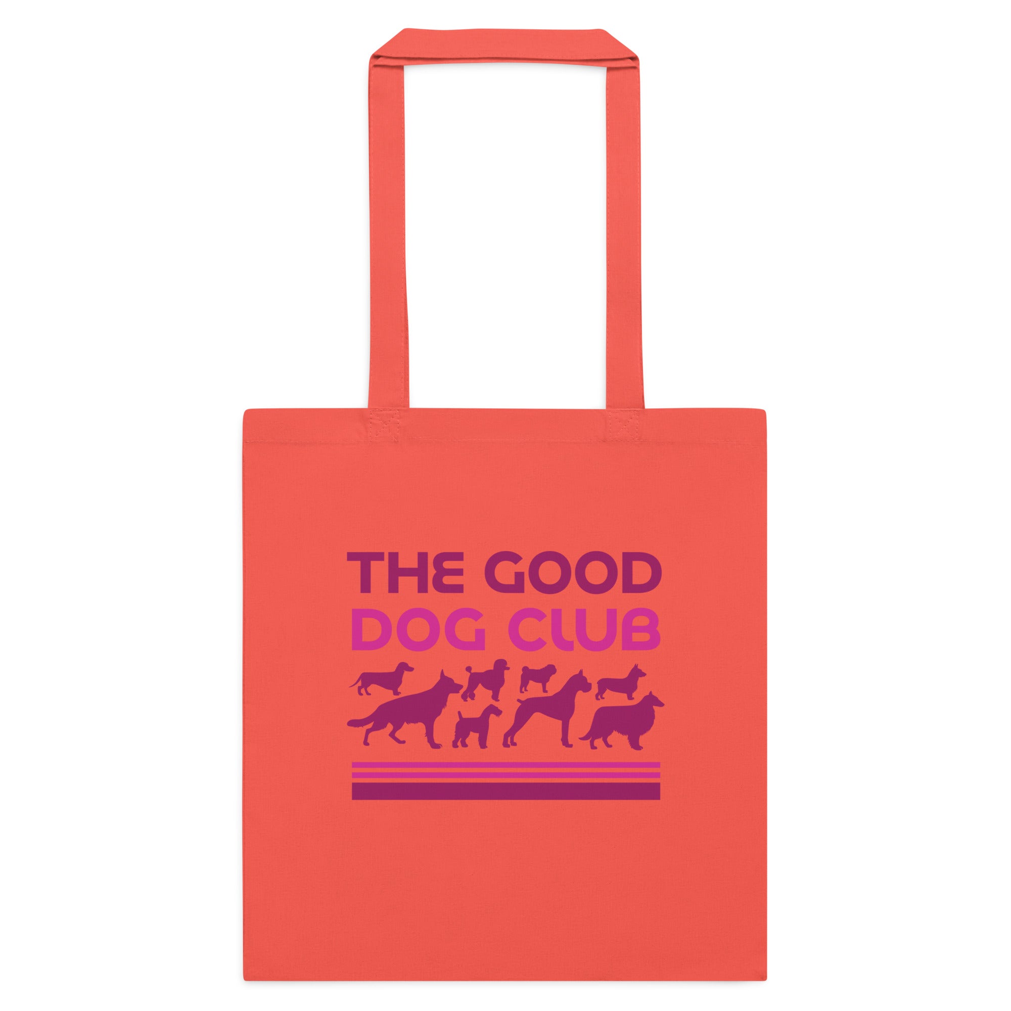 Sebastian & Clementine The Good Dog Club Cotton Tote Bag - Pink