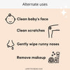 Extra Large Cotton Pads For Babies by Swisspers (50 Pcs)