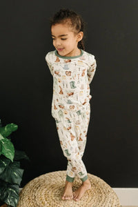 Cottontail Garden 2pc Bamboo Pajamas - BIG FRENCHIES