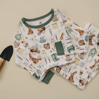 Cottontail Garden 2pc Bamboo Pajamas - BIG FRENCHIES