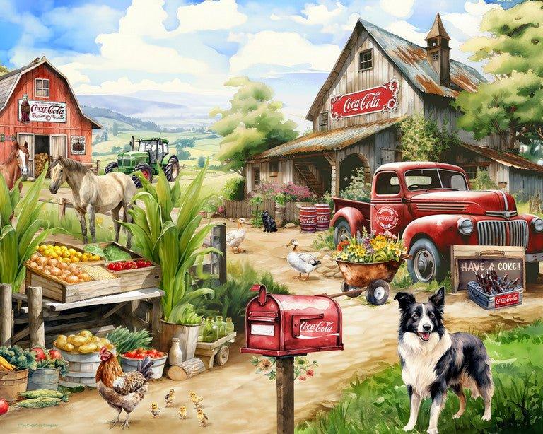 Country Side Market 1000 Piece Jigsaw Puzzle | Springbok Puzzles - BIG FRENCHIES