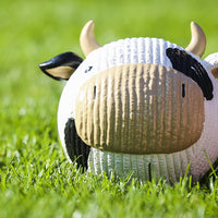 Dottie Cow Ruff-Tex® Latex Ball Dog Toy, Large - BIG FRENCHIES