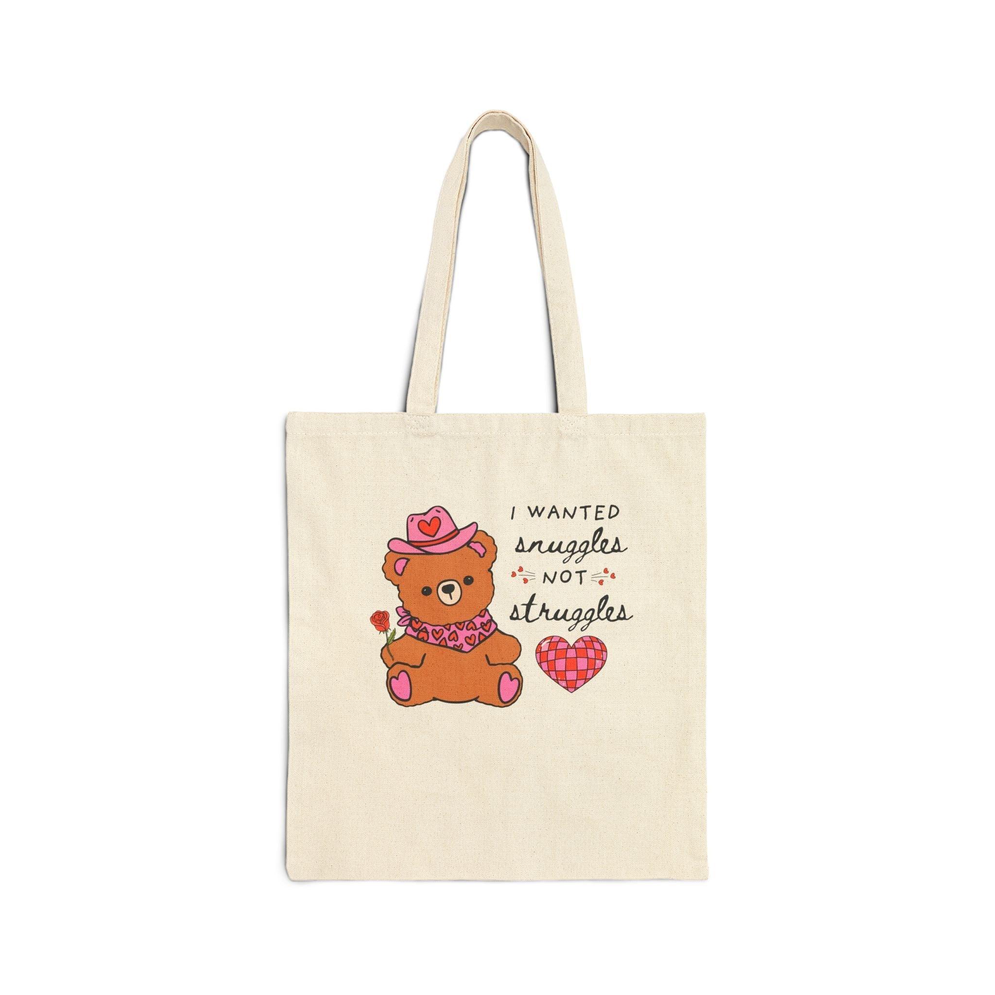 Cowboy Bear Tote: Snuggles Not Struggles - BIG FRENCHIES