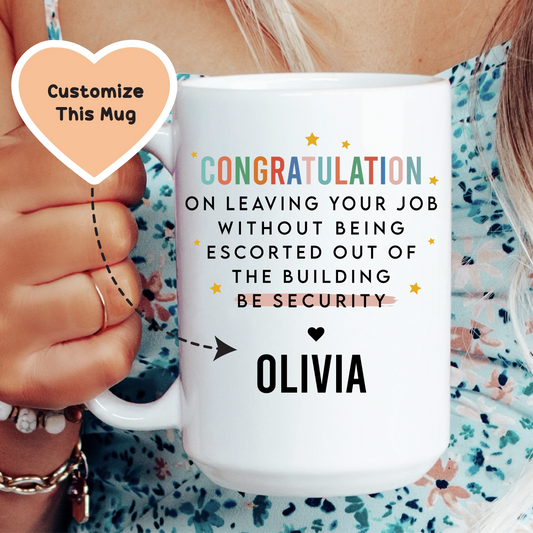 Coworker Leaving Custom Mug - BIG FRENCHIES