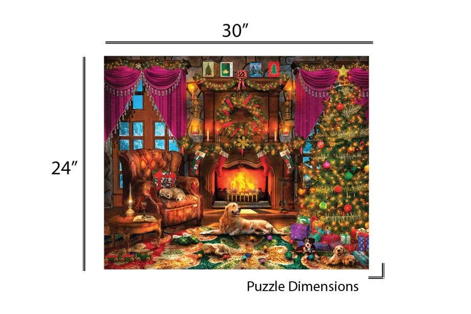 Cozy Christmas 1000 Piece Jigsaw Puzzle by Springbok Puzzles - BIG FRENCHIES