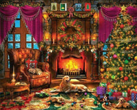 Cozy Christmas 1000 Piece Jigsaw Puzzle by Springbok Puzzles - BIG FRENCHIES