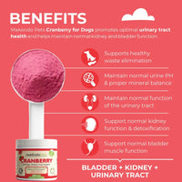 Cranberry for Dogs. Urinary Tract Support. 100 Scoops - BIG FRENCHIES