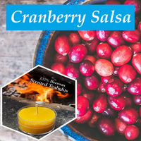Cranberry Salsa Scented Beeswax Tealight Candles - BIG FRENCHIES