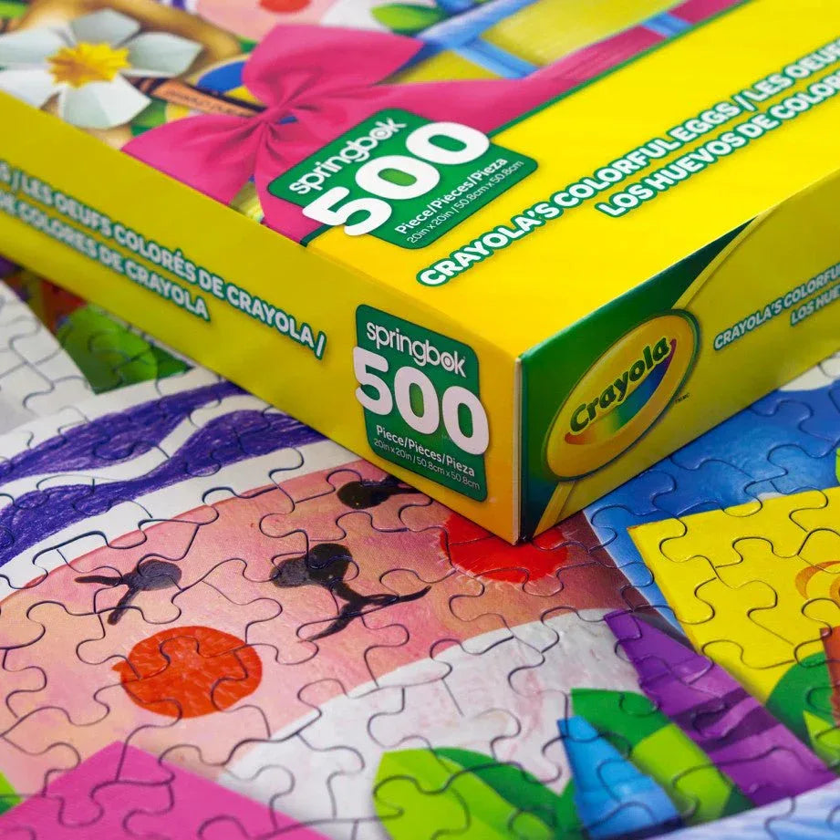 Crayola's Colorful Easter 500 Piece Jigsaw Puzzle by Springbok Puzzles - BIG FRENCHIES