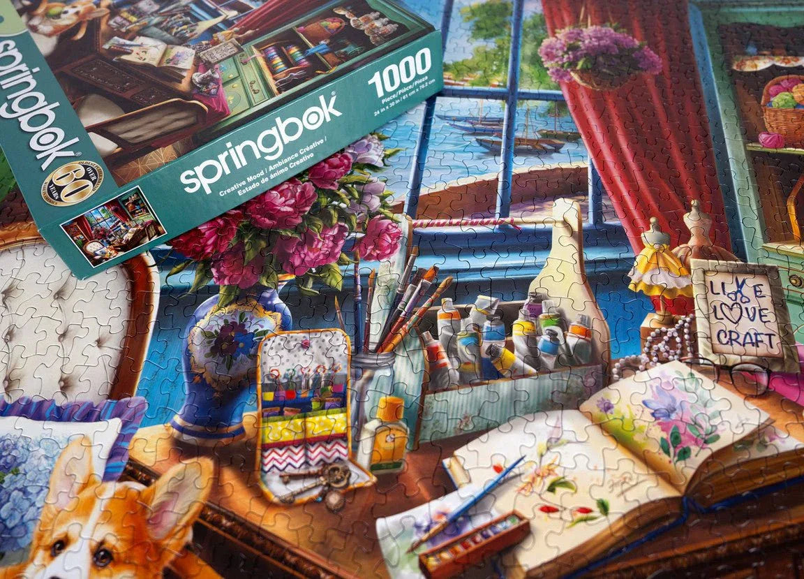 Creative Mood 1000 Piece Jigsaw Puzzle | Springbok Puzzles - BIG FRENCHIES