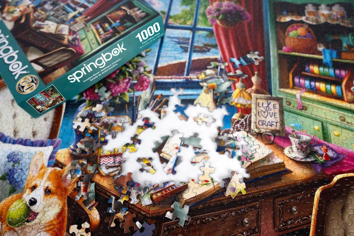 Creative Mood 1000 Piece Jigsaw Puzzle | Springbok Puzzles - BIG FRENCHIES