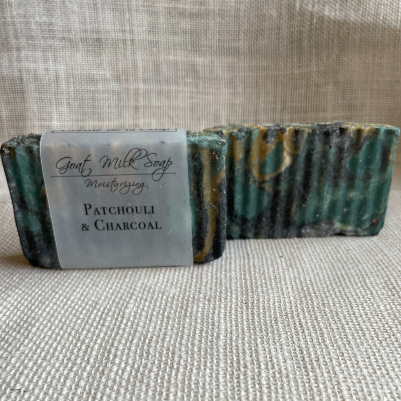 Goat Milk Soap - Charcoal Patchouli - BIG FRENCHIES