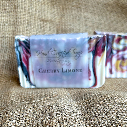 Hand Crafted Soap - Cherry Limone (Black Cherry and Lemon) - BIG FRENCHIES