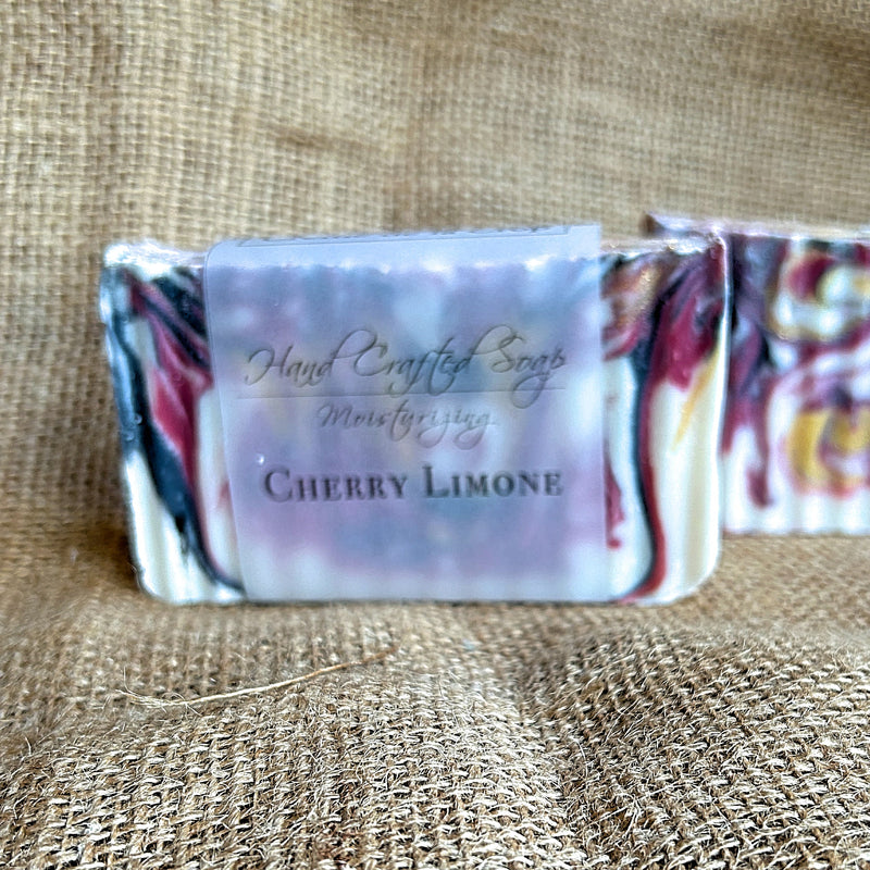 Hand Crafted Soap - Cherry Limone (Black Cherry and Lemon) - BIG FRENCHIES