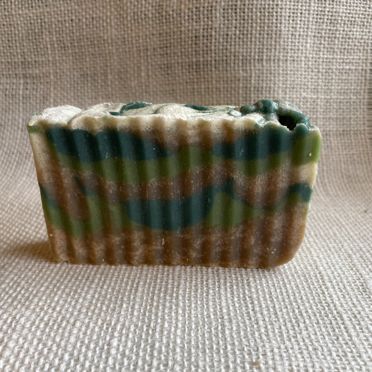 Goats Milk Soap - Jade Mountain & Bentonite Clay (Agave & Aloe) - BIG FRENCHIES