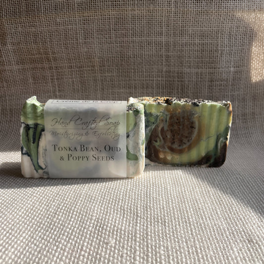 Soap - Tonka Bean, Oud (Exfoliating) - BIG FRENCHIES