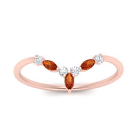 Crown Marquise And Round Band