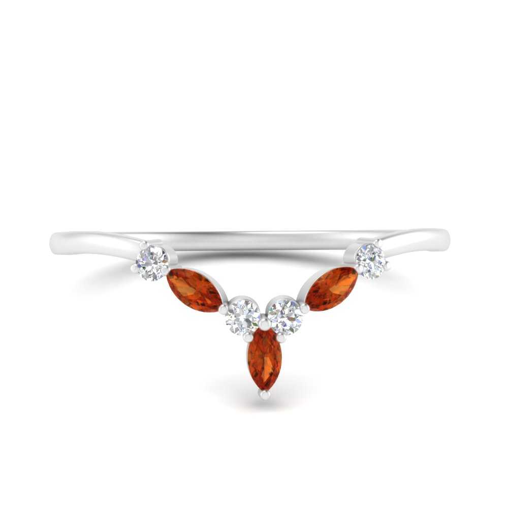 Crown Marquise And Round Band
