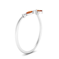 Crown Marquise And Round Band