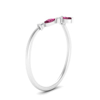 Crown Marquise And Round Band