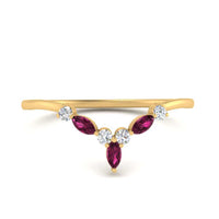 Crown Marquise And Round Band
