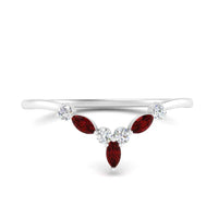 Crown Marquise And Round Band