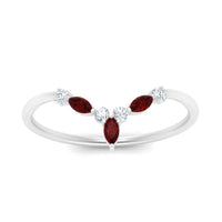 Crown Marquise And Round Band