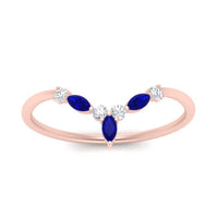 Crown Marquise And Round Band