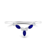 Crown Marquise And Round Band