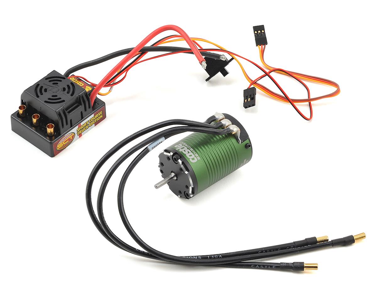 Castle Creations Sidewinder SCT Waterproof Combo Sensored 1410 Motor 3800Kv