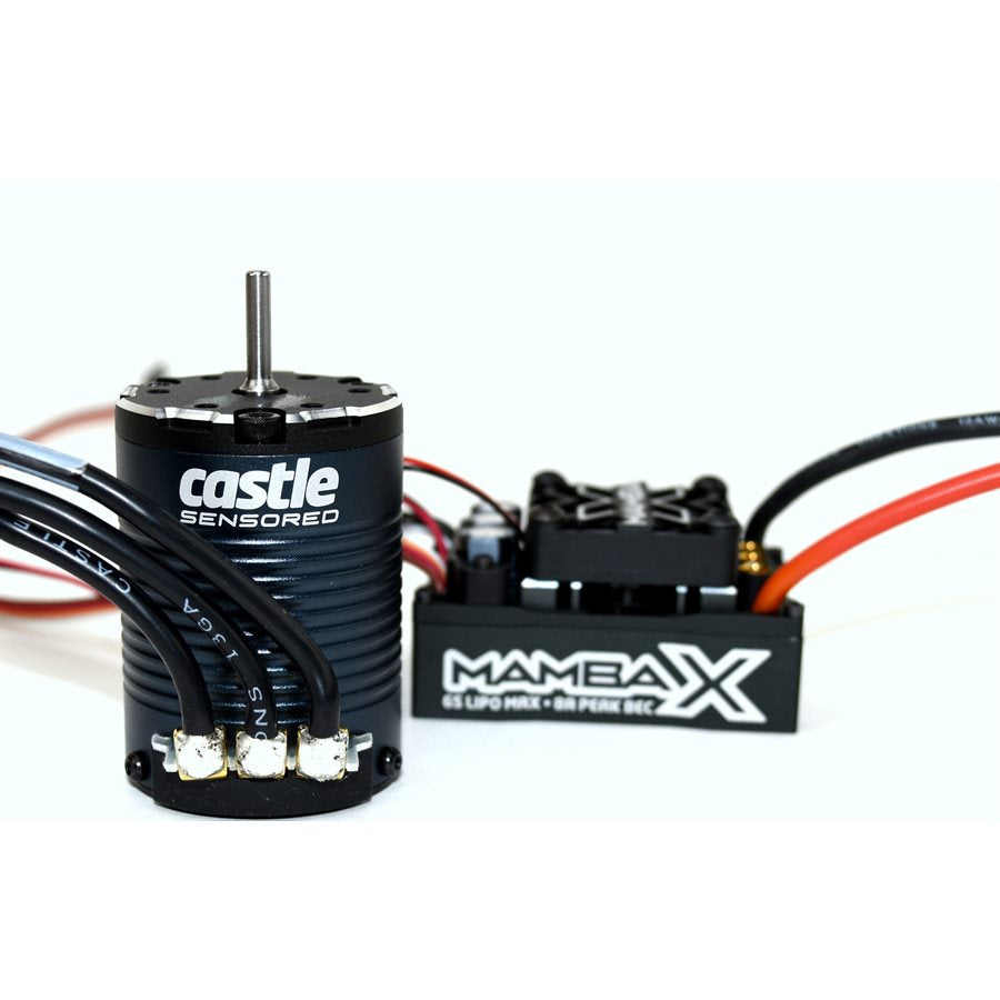 Castle Creations Mamba X ESC Waterproof Sensored Brushless Combo 2280kV Slate