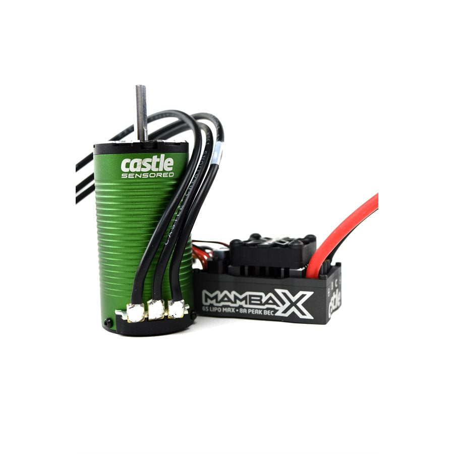 Castle Creations Mamba X SCT 1/10 Brushless Combo 1415 Sensored Motor 2400kV 5mm Shaft