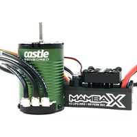 Castle Creations Mamba X SCT 1/10 Brushless Combo 1410 Sensored Motor 3800kV