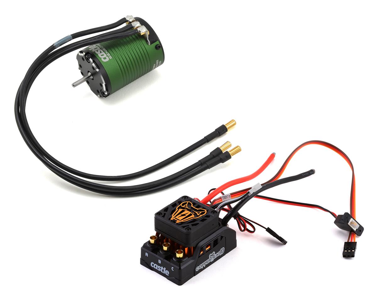 Castle Creations Copperhead 10 Waterproof 1/10 Sensored Combo 1406 7700Kv On-Road Edition