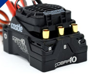 Castle Creations Cobra 10 ESC – 1/10 1/8 Scale • 6S Max / 25.2V • 8A Peak BEC (010‑0174‑00)