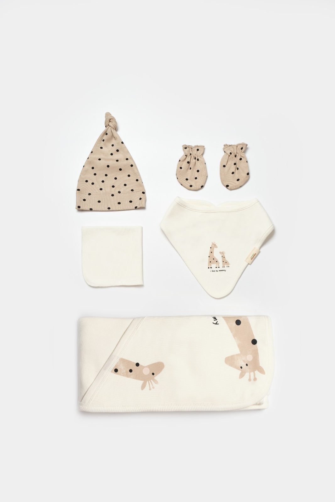 Giraffe Newborn 10 Pcs Organic Set - BIG FRENCHIES