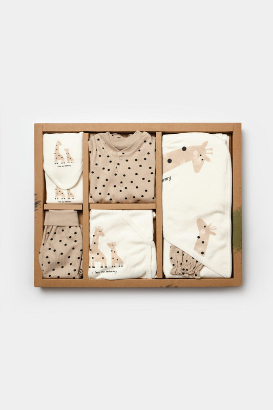 Giraffe Newborn 10 Pcs Organic Set - BIG FRENCHIES