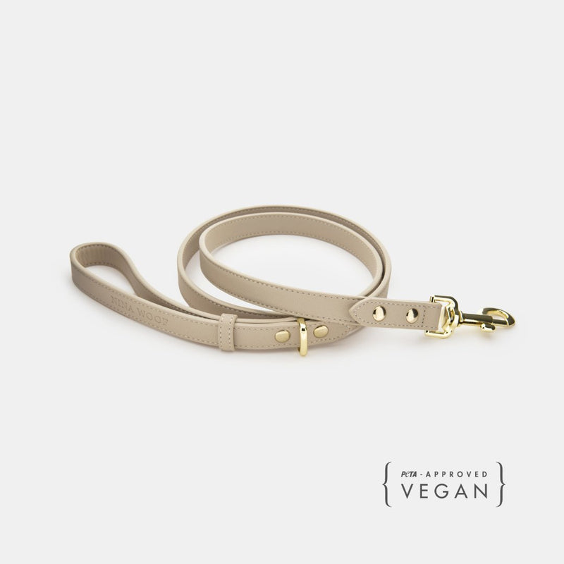 Leash 4ft - Vegan Leather - Cupertino-Pet Leashes-BIG FRENCHIES-Nina Woof