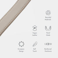 Leash 4ft - Vegan Leather - Cupertino