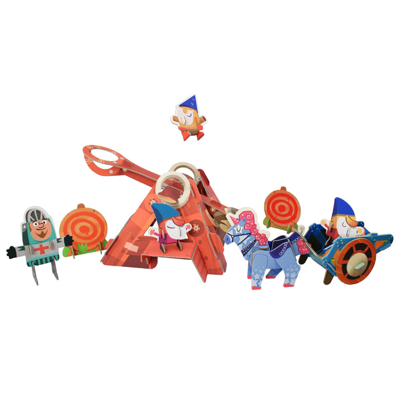 Catapult Gnome Launcher: Buildable Curious Kingdom Playset - BIG FRENCHIES