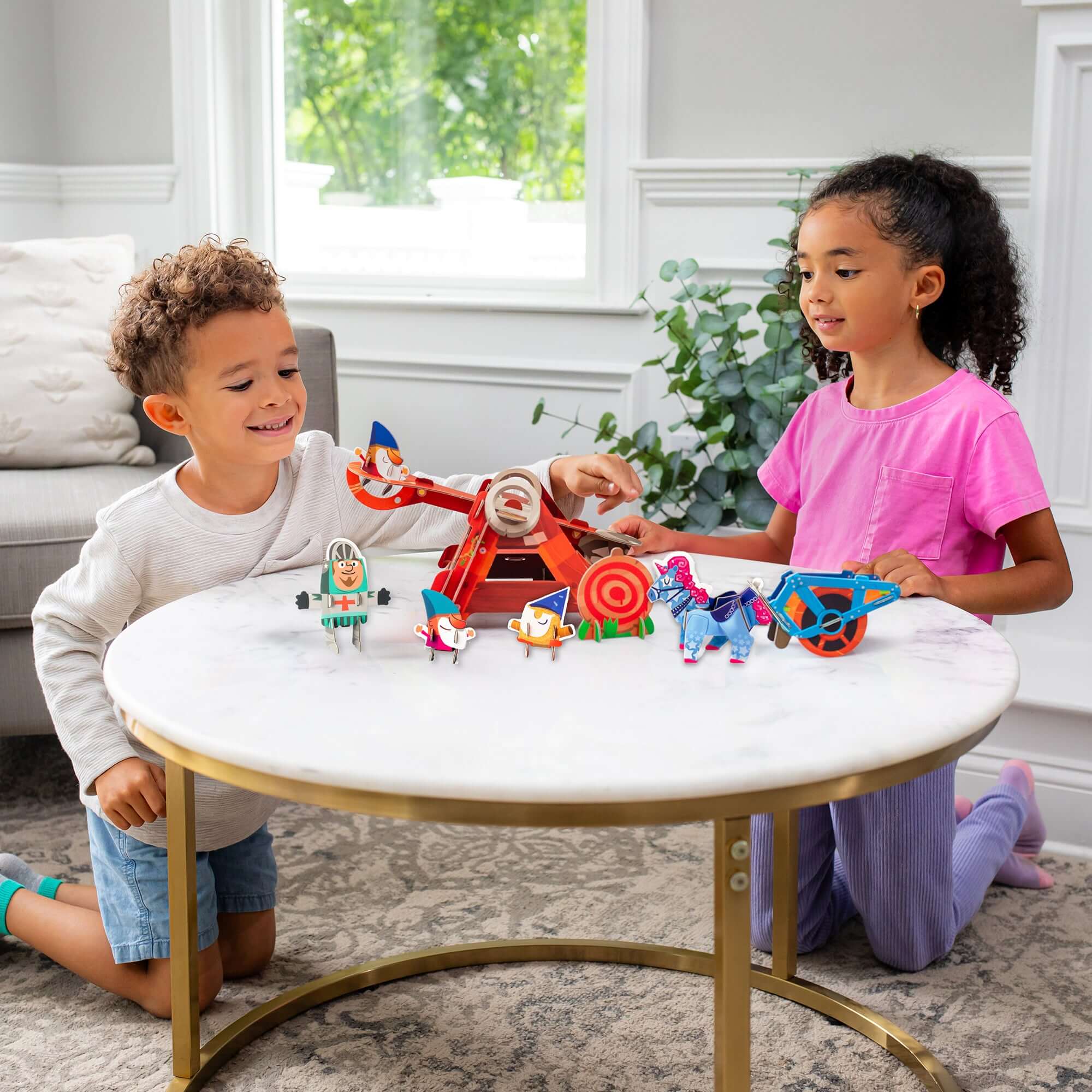 Catapult Gnome Launcher: Buildable Curious Kingdom Playset