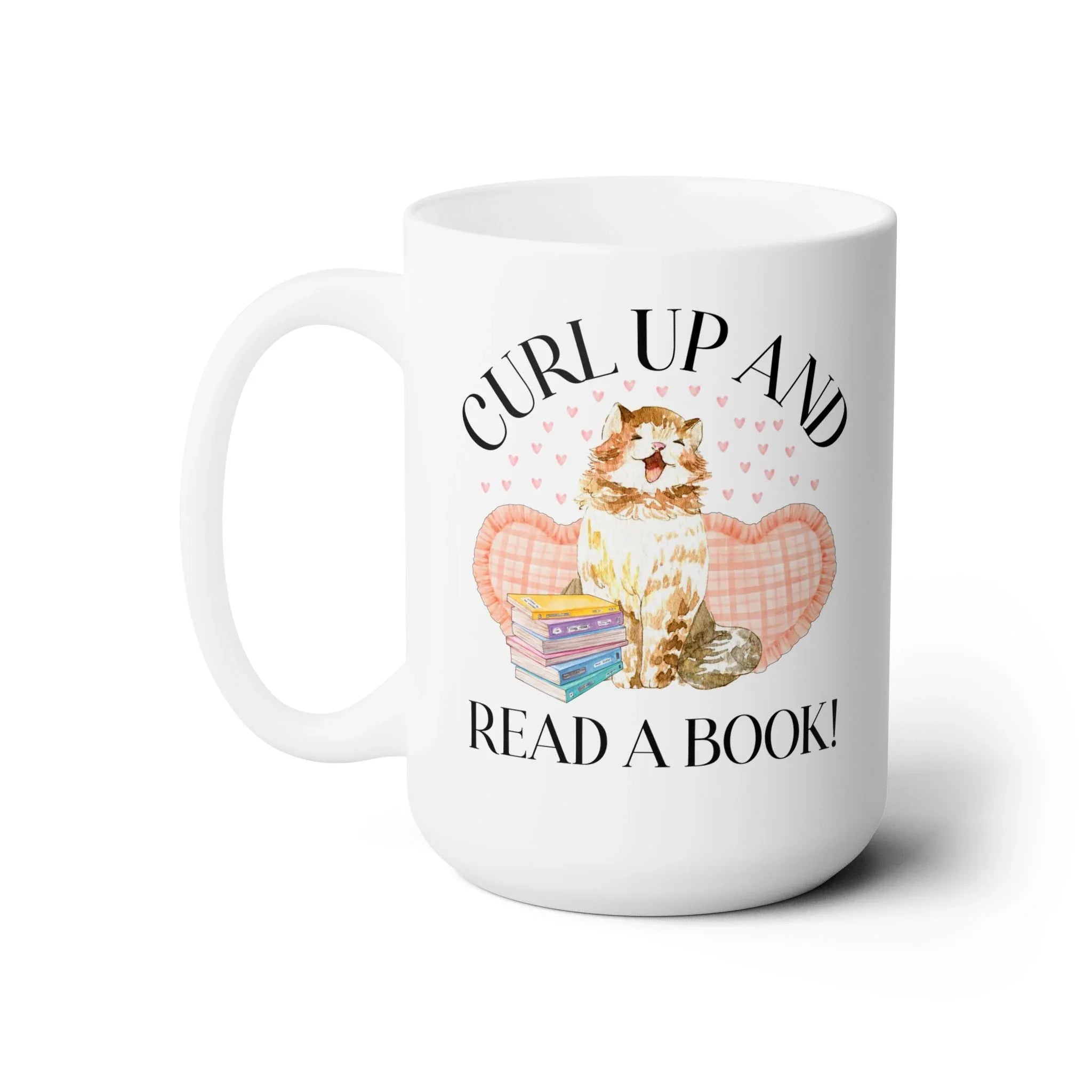 Curl Up and Read a Book Mug - BIG FRENCHIES