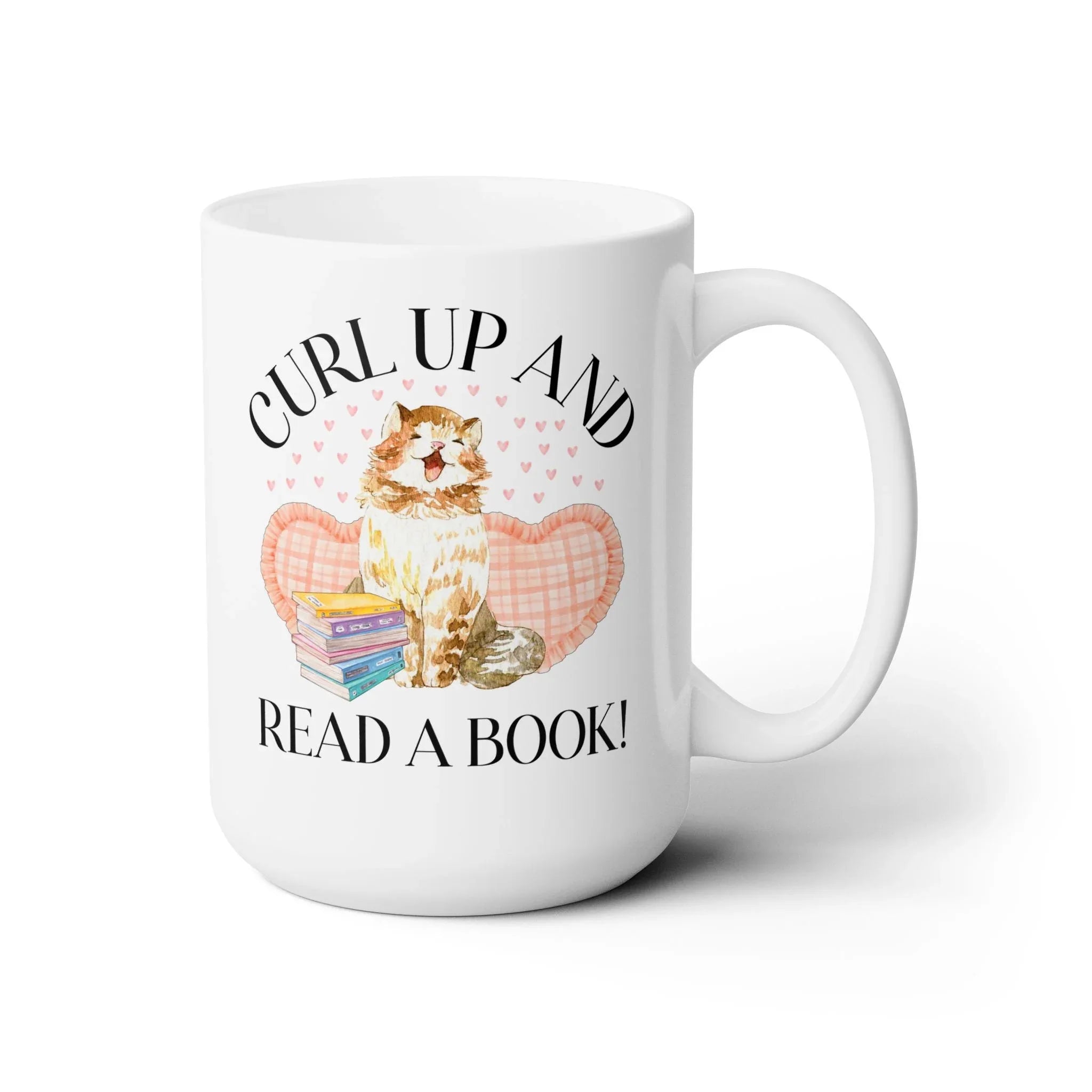 Curl Up and Read a Book Mug - BIG FRENCHIES
