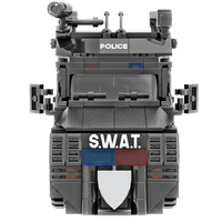 Police Armored S.W.A.T. Vehicle - Custom Building Set - Made Using LEGO® Parts