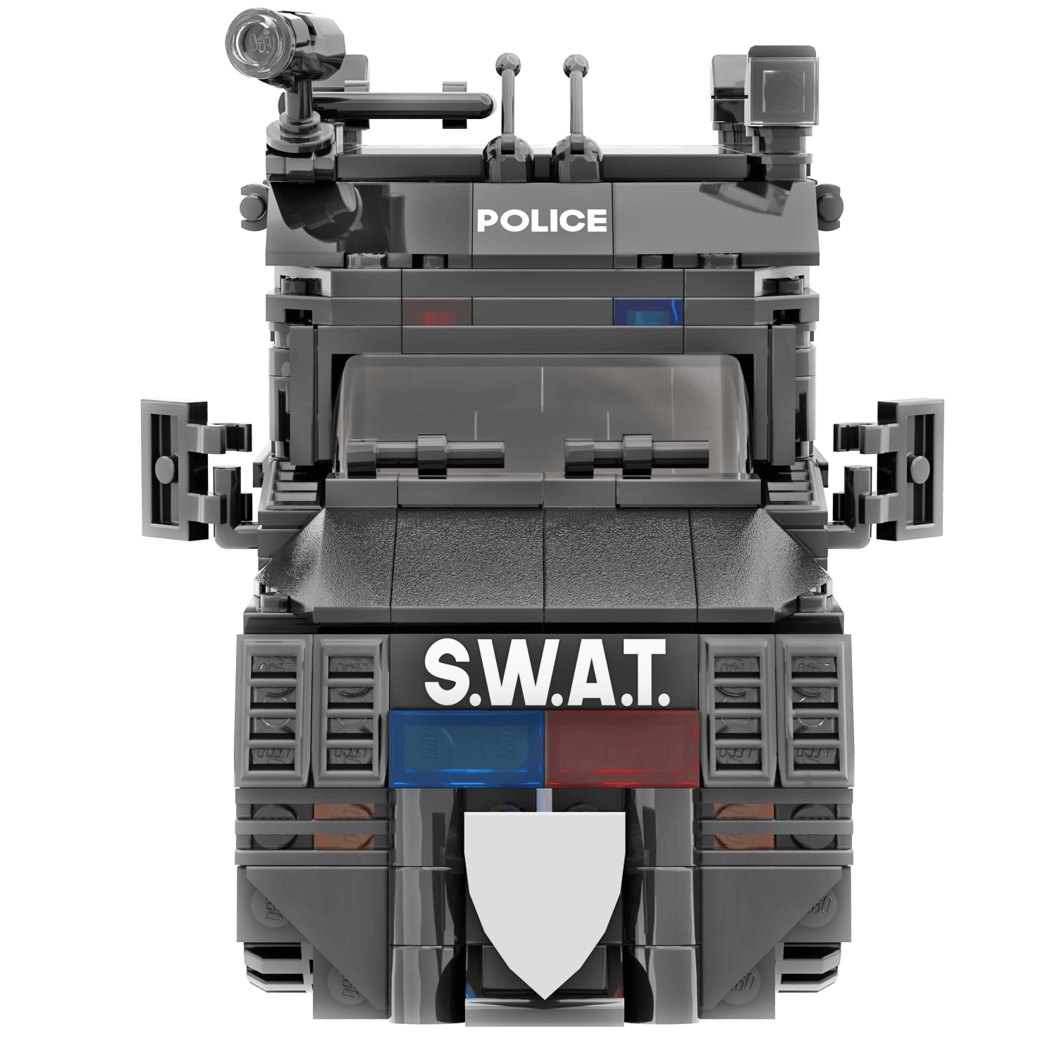 Police Armored S.W.A.T. Vehicle - Custom Building Set - Made Using LEGO® Parts