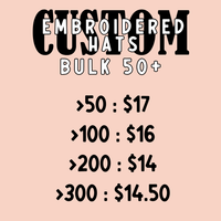 Custom Embroidered Bulk Trucker Hat (50+)